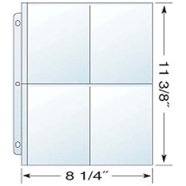 Ultra-PRO� 3 Ring BINDER PAGES - Fo